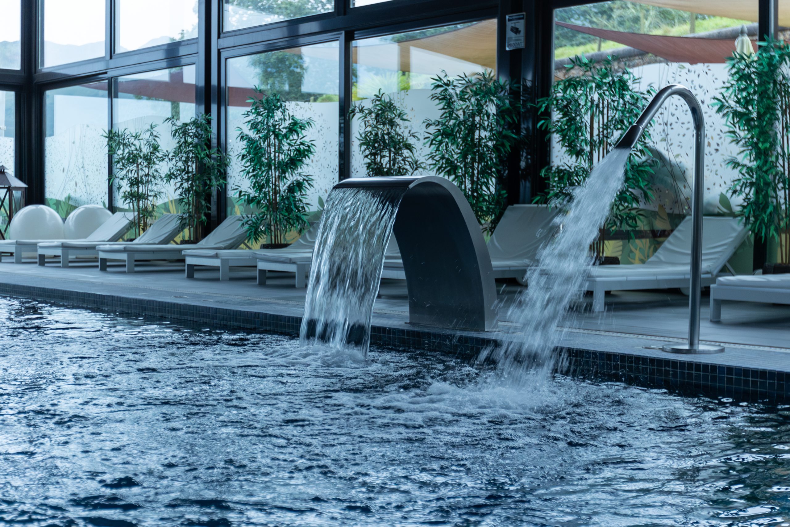 Zona SPA del hotel la piconera en Ribadesella, Asturias